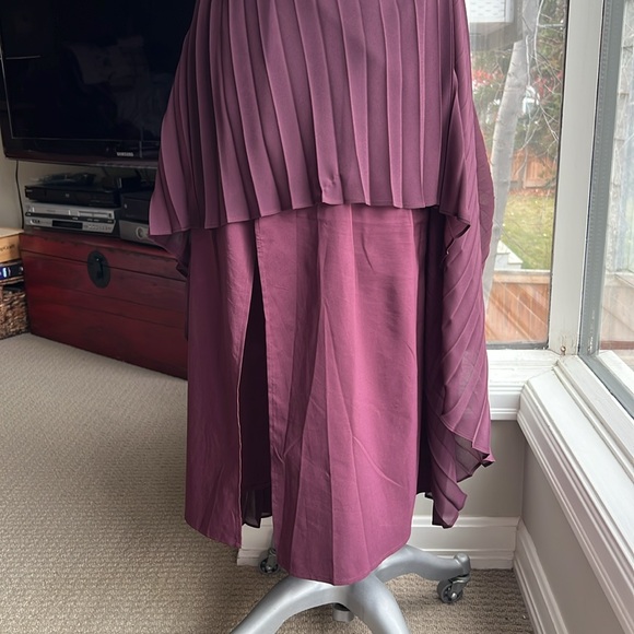 Jude Maxi Skirt in Plum - Aritzia Babaton - Picture 2 of 4